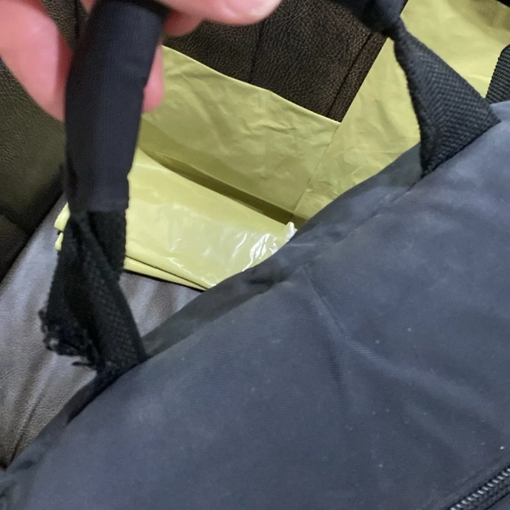 Men’s Black Laptop Backpack Bag Utility Practical Office On-the-Go